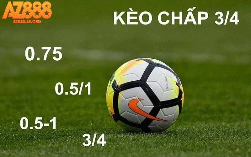 Hiểu rõ kèo chấp 3/4 tại AZ888 trong cá độ bóng đá 